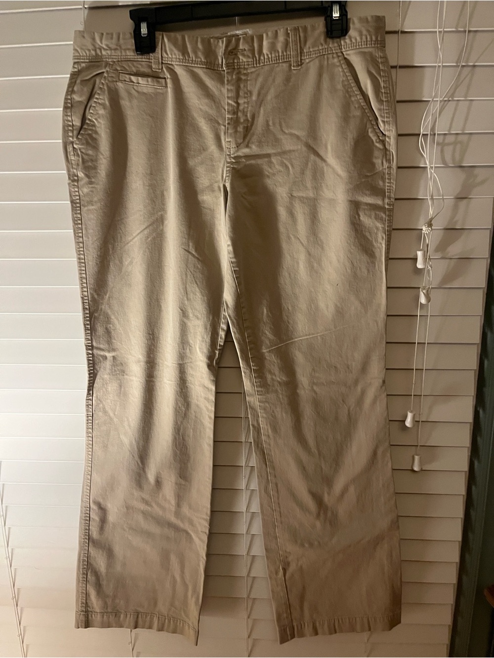 Old Navy Women's Khaki Straight-Leg Chinos - Light Tan